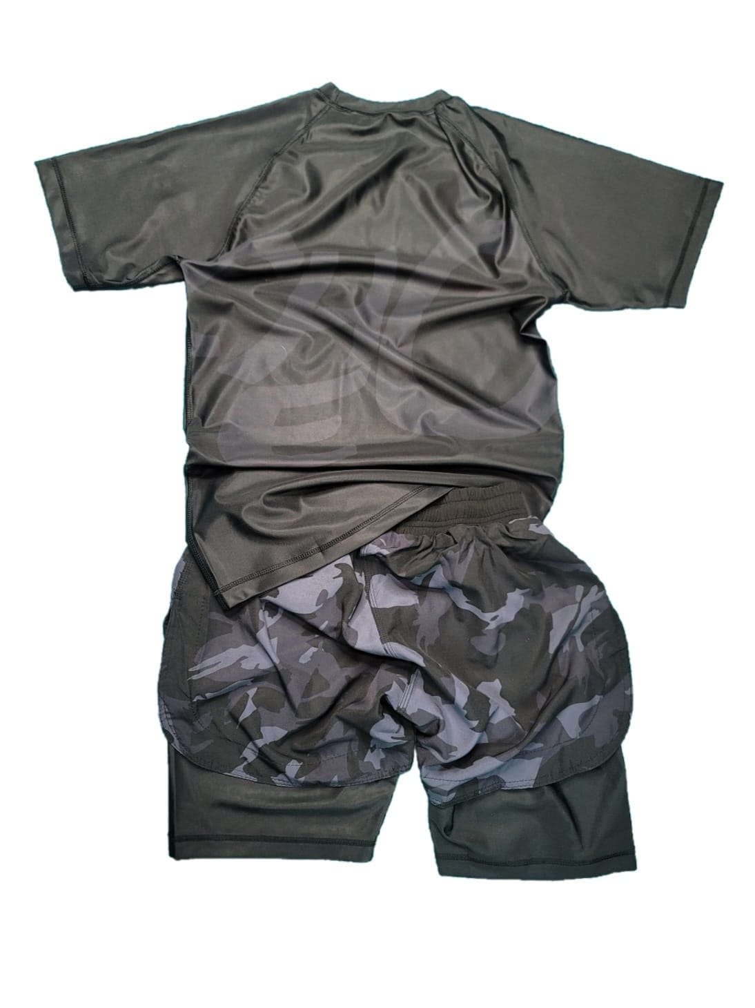 Black Camo Training Shorts - 15'