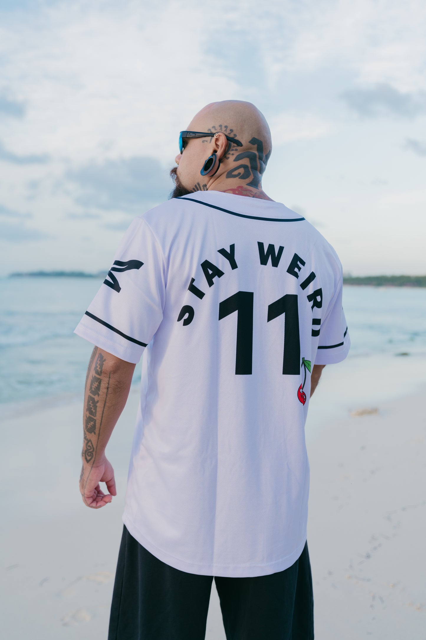 Stay Weird Button-up Jersey