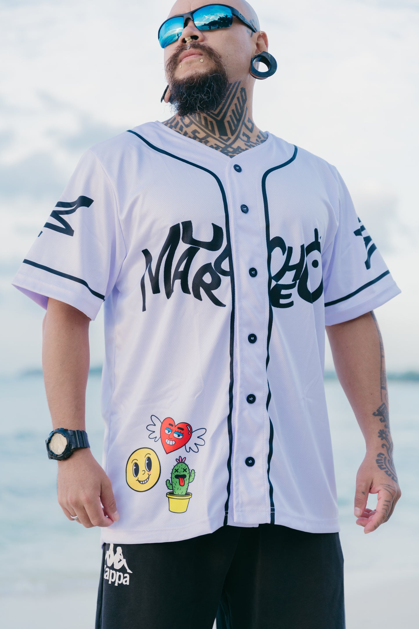 Stay Weird Button-up Jersey