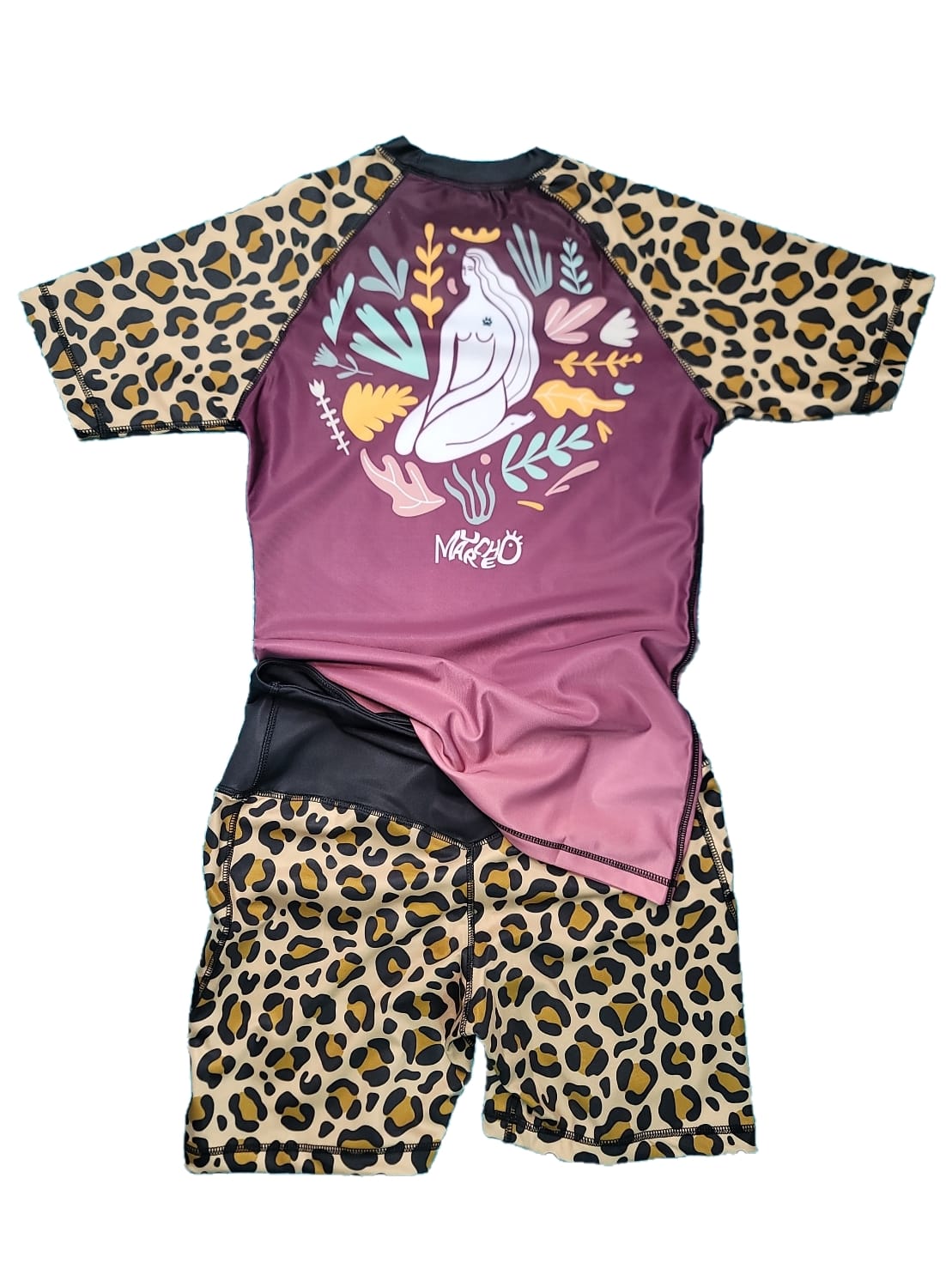 Leopard Love Lycra - High Waist 15'